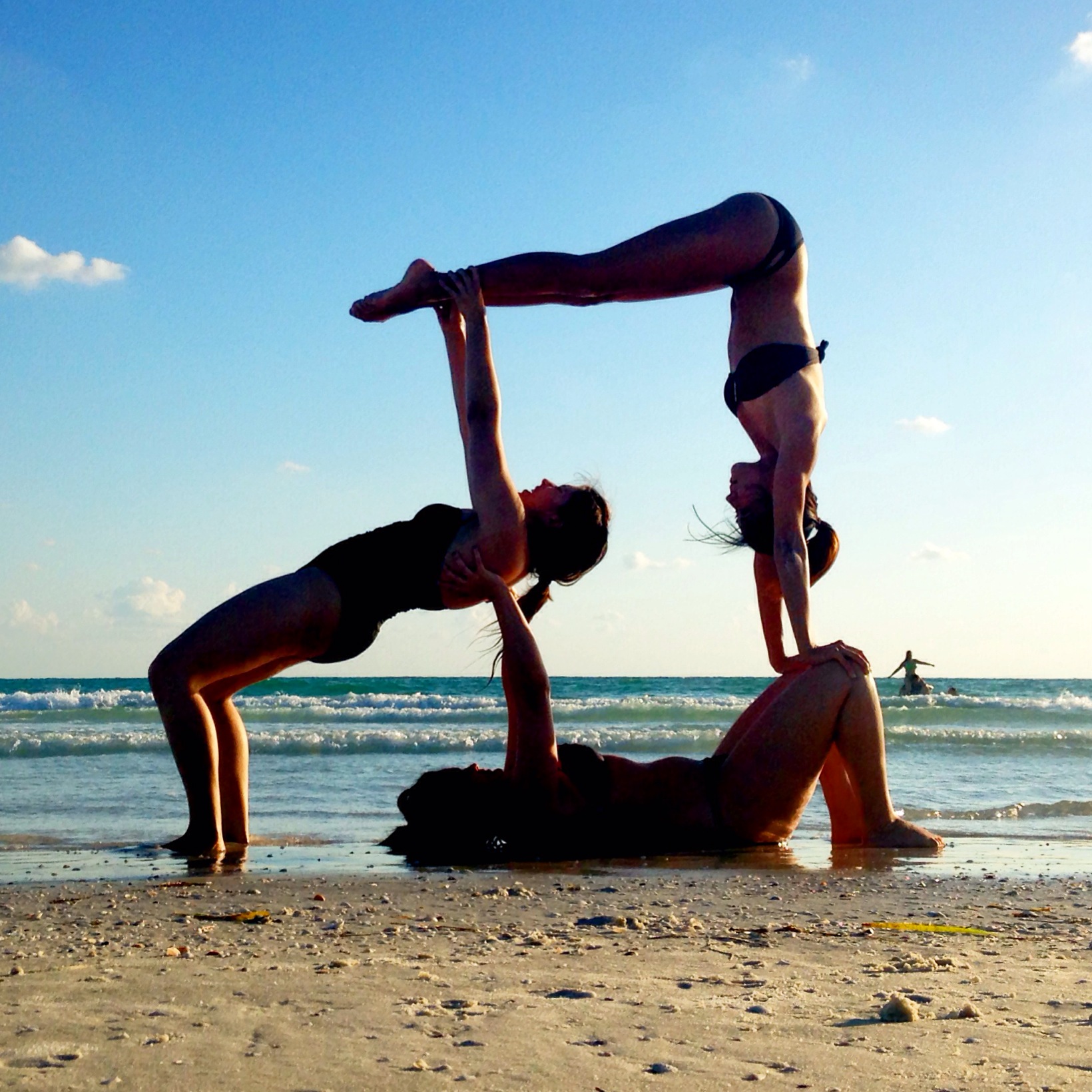 What To Expect When Trying Partner Yoga - Headstands and Heels