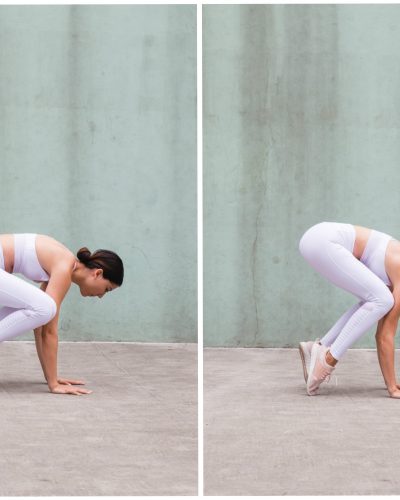 How To Transition from Crow Pose to Chaturanga Dandasana