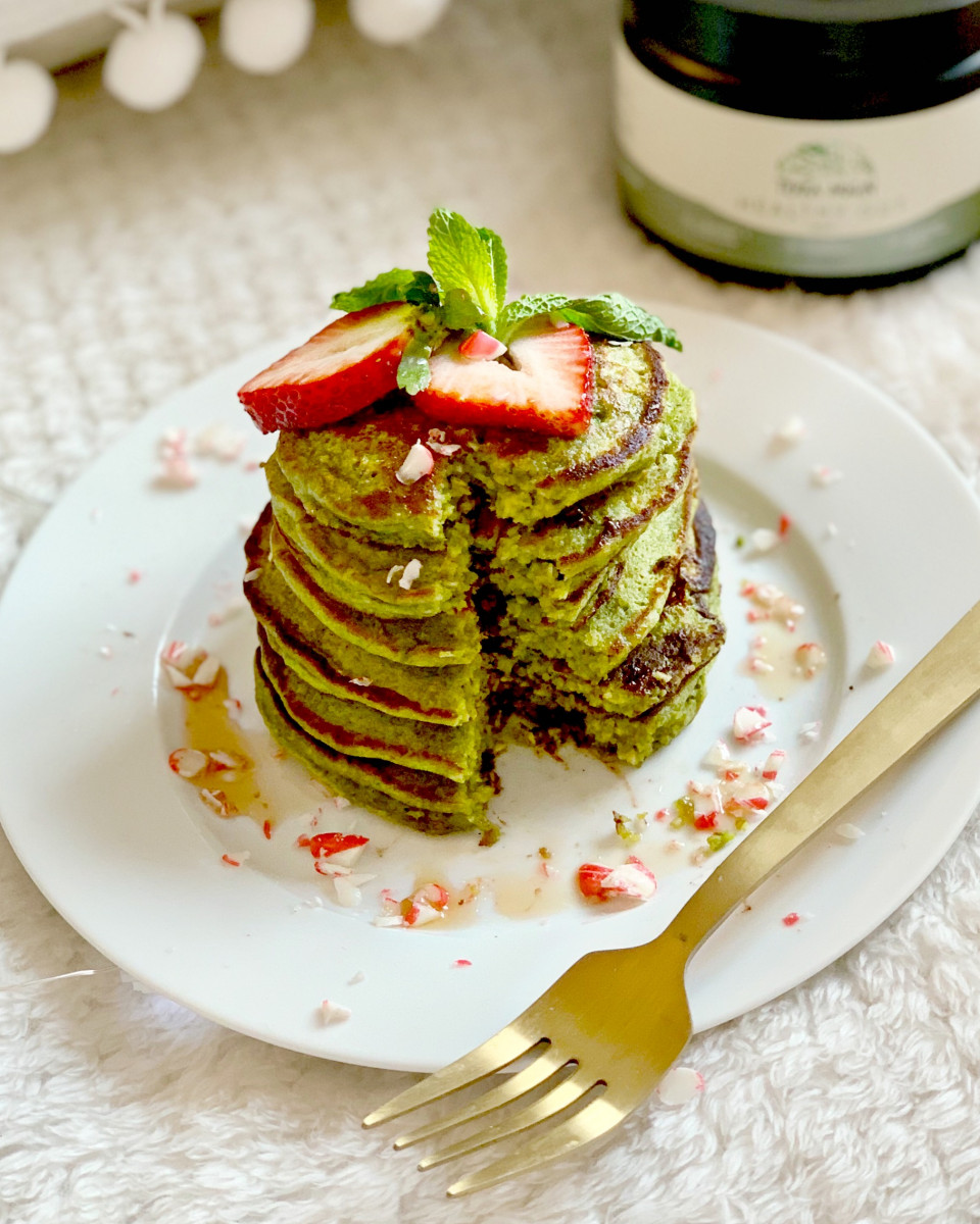 Mint Chocolate Chip Pancakes Recipe