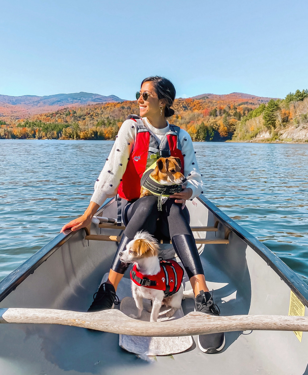 Canoeing in Stowe, VT