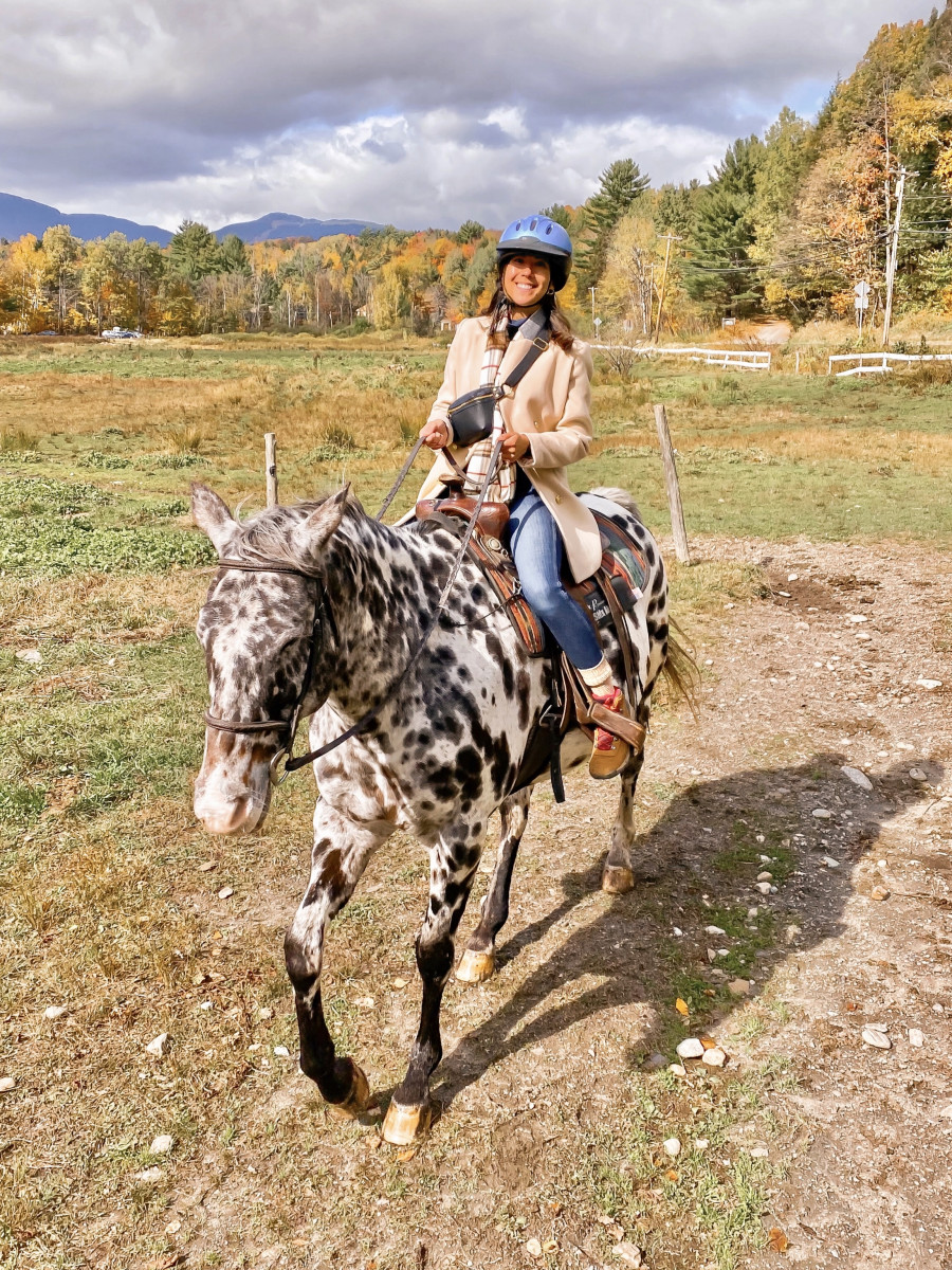 Horseback riding in Stowe, VT