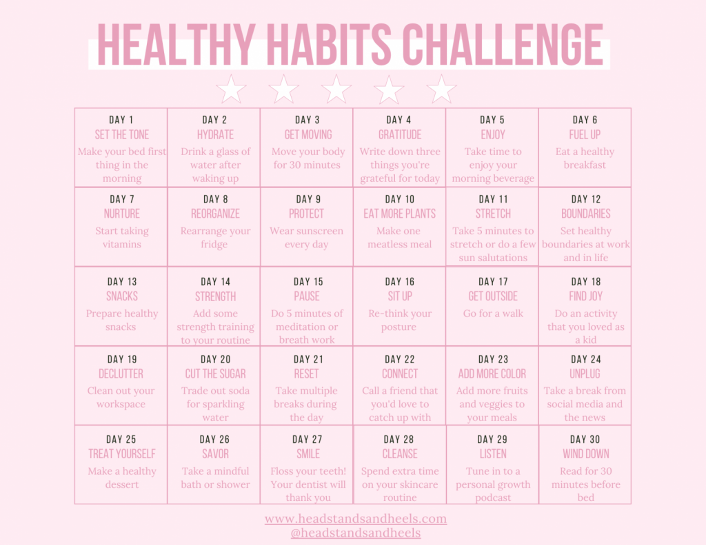 Healthy Habits Challenge