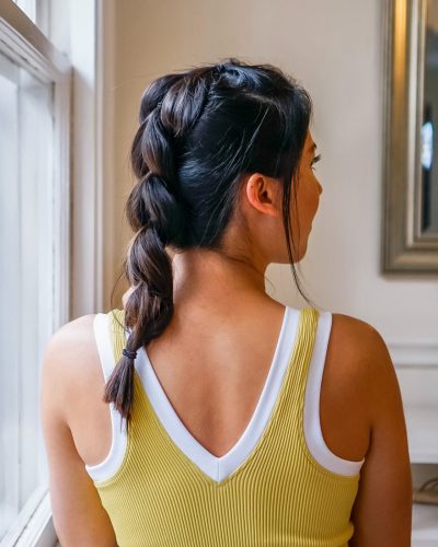 A Chic and Simple Workout Ready Hair Tutorial 