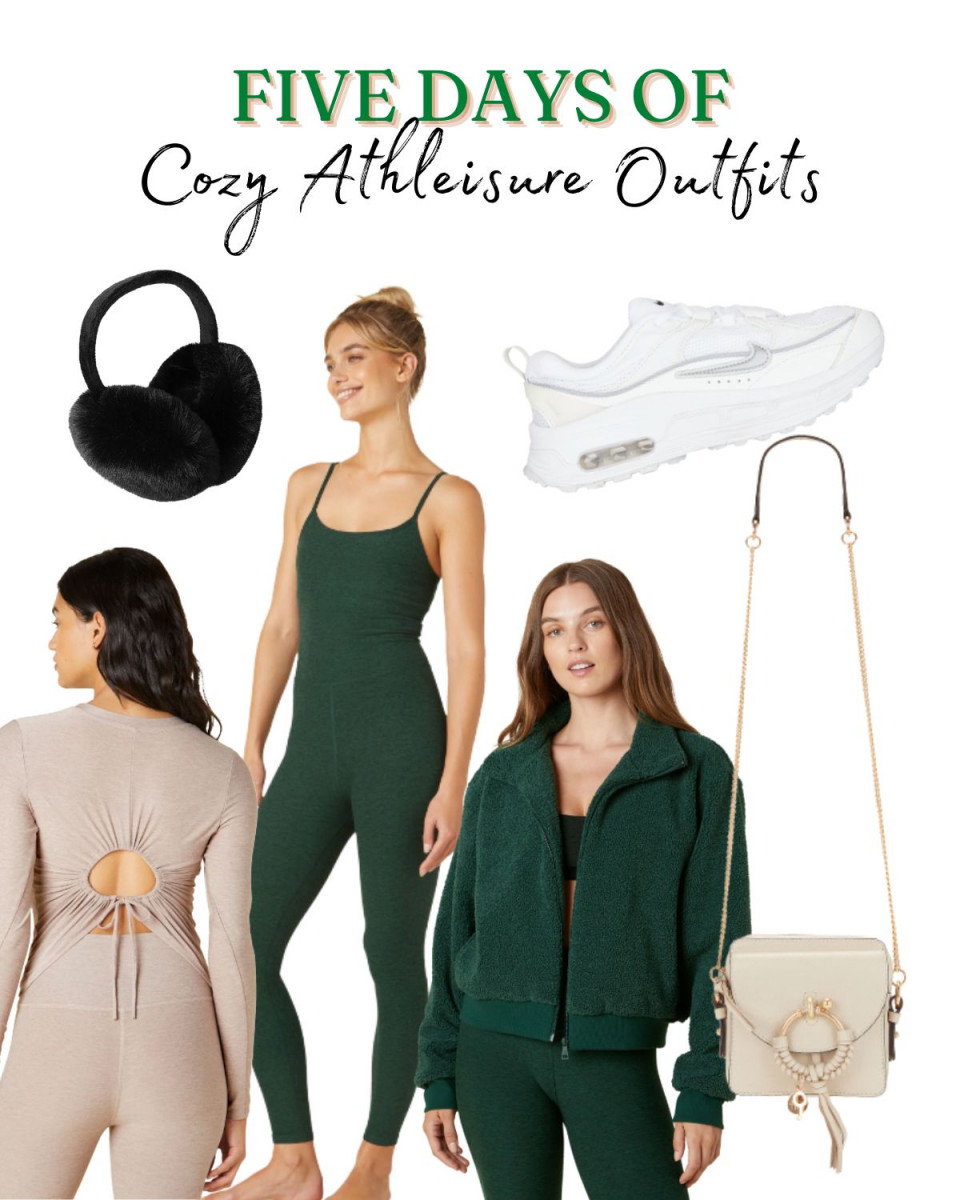 5 Days of Cozy Athleisure Outfits - Headstands and Heels