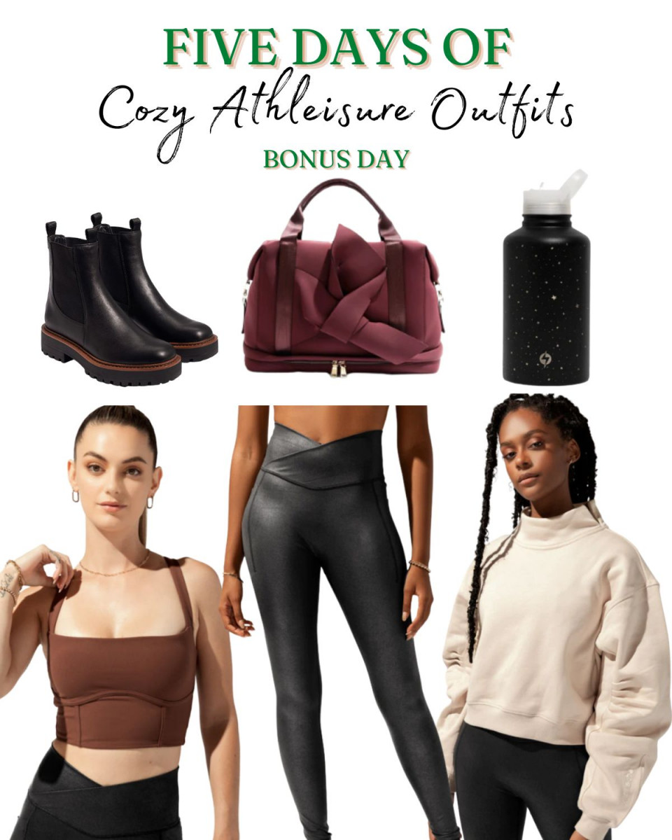 5 Days of Cozy Athleisure Outfits - Headstands and Heels