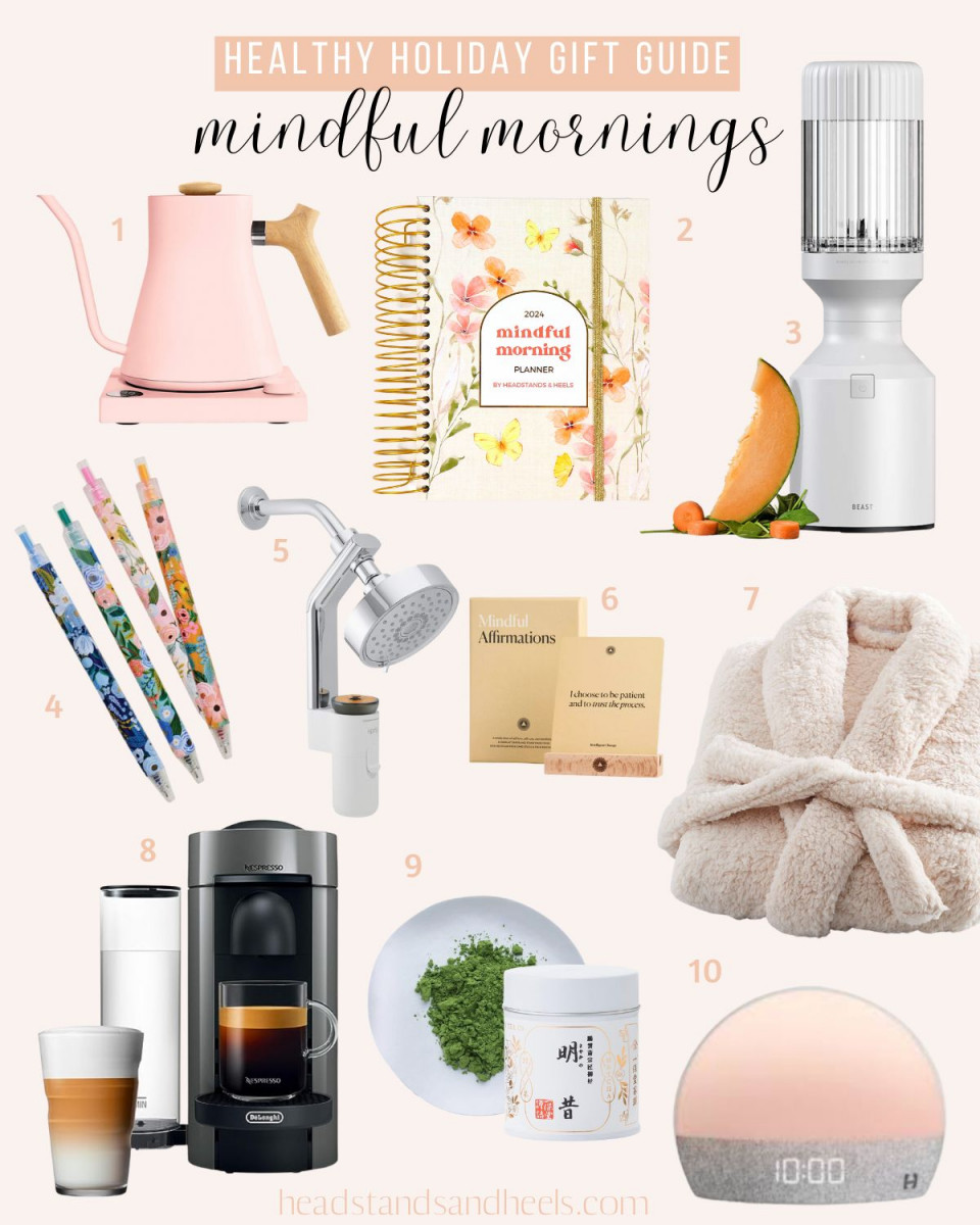 2023 Healthy Holiday Gift Guide for the morning person 