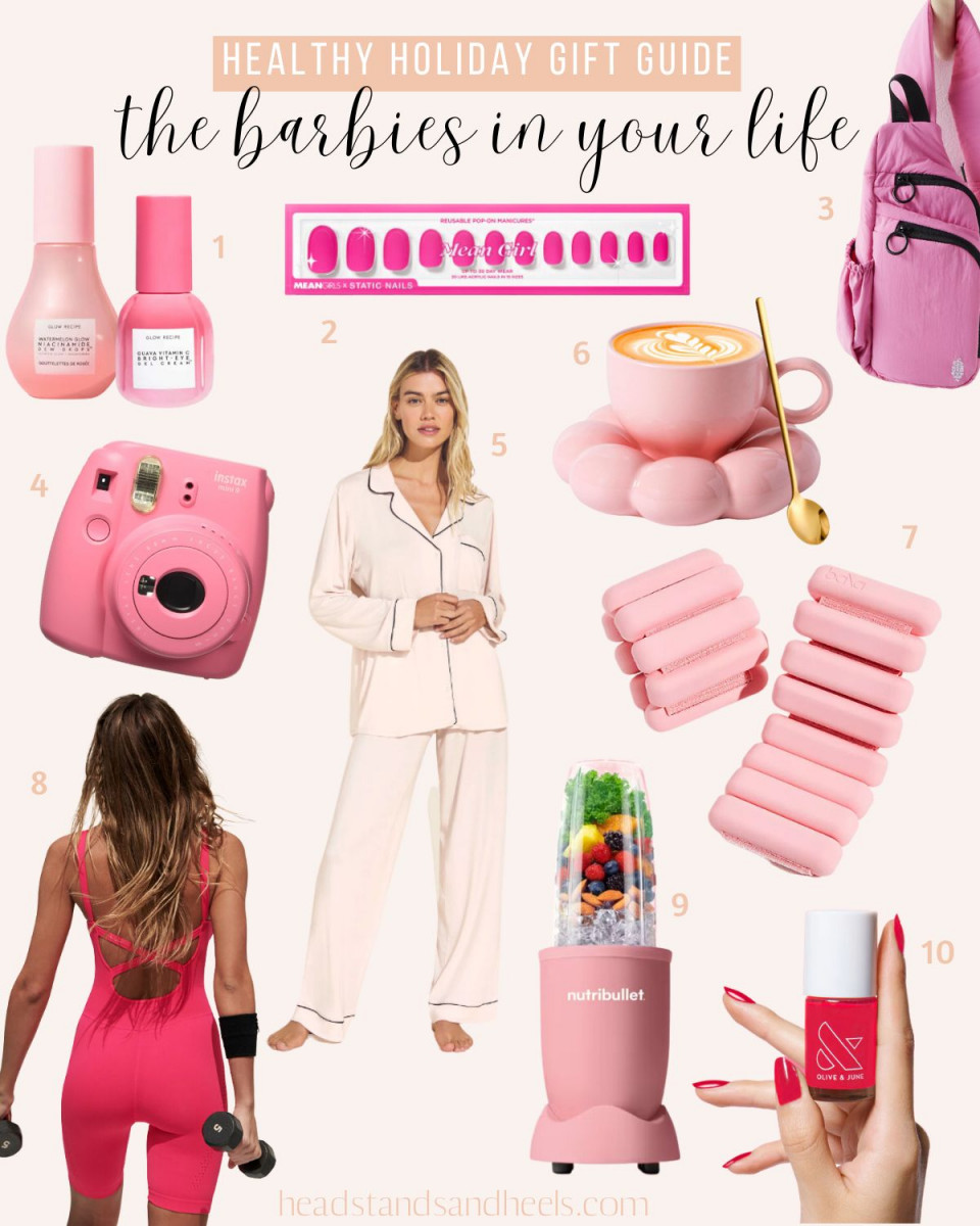 2023 healthy holiday gift guide barbiecore edition