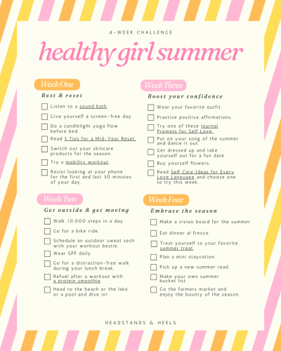 2024 Healthy Girl Summer Challenge